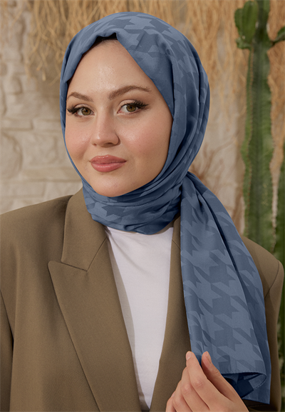 Fashion Desen Şal Okyanus