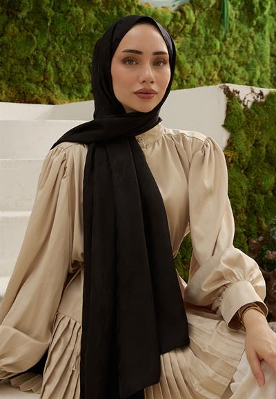 Fashion Desen Şal Siyah