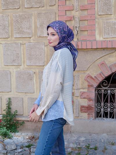 Freda Desen Eşarp Denim