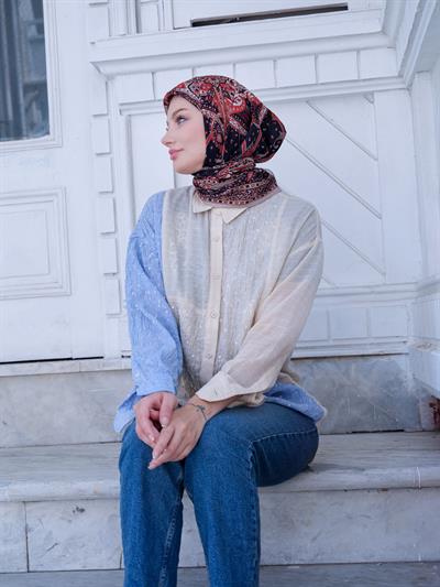 Freda Desen Eşarp Mercan