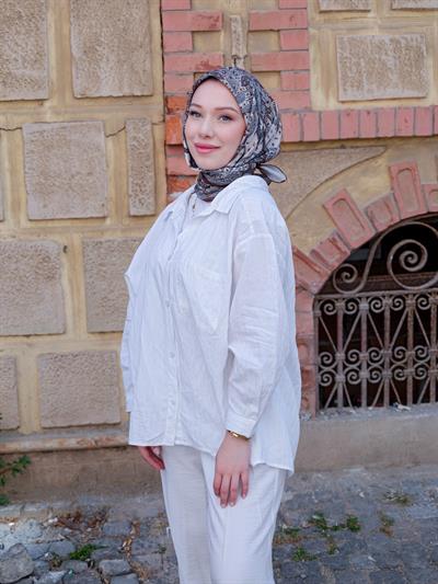 Freda Desen Eşarp Taş