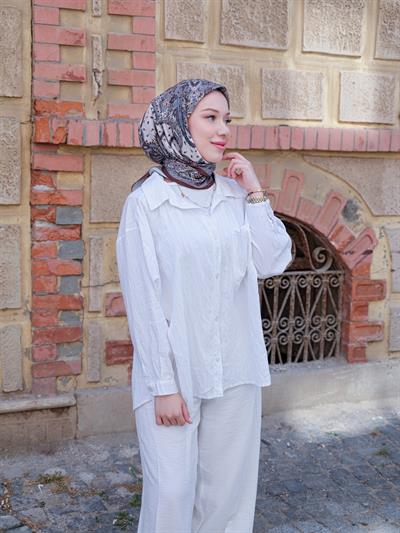 Freda Desen Eşarp Taş