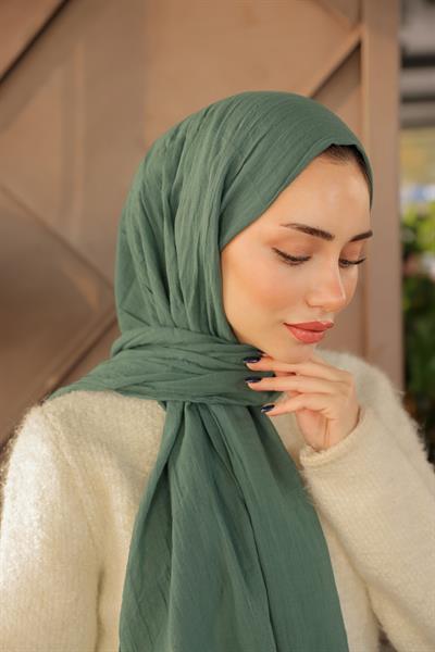 Gusto Pamuk Şal Çağla Yeşili