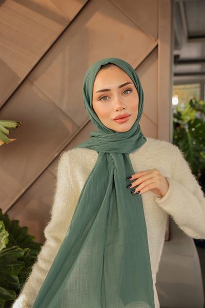 Gusto Pamuk Şal Çağla Yeşili