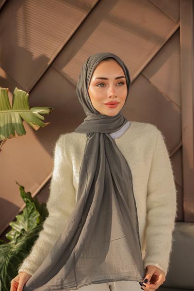 Gusto Pamuk Şal Duman Gri