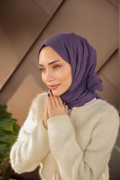 Gusto Pamuk Şal Erguvan