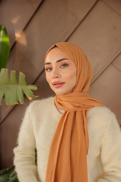 Gusto Pamuk Şal Kehribar