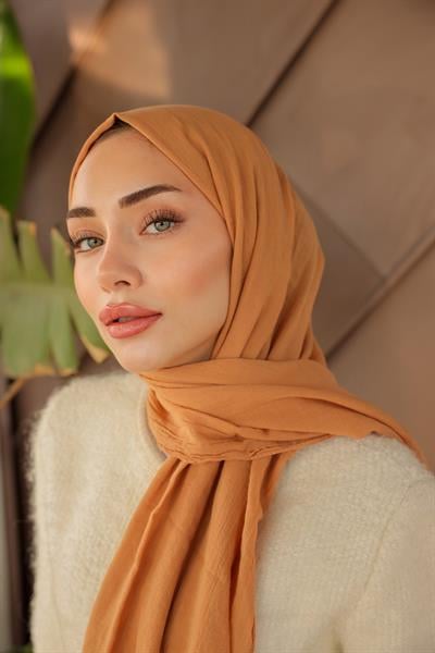 Gusto Pamuk Şal Kehribar