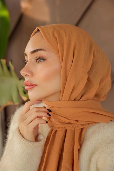 Gusto Pamuk Şal Kehribar