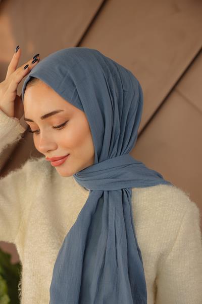 Gusto Pamuk Şal Okyanus Mavisi