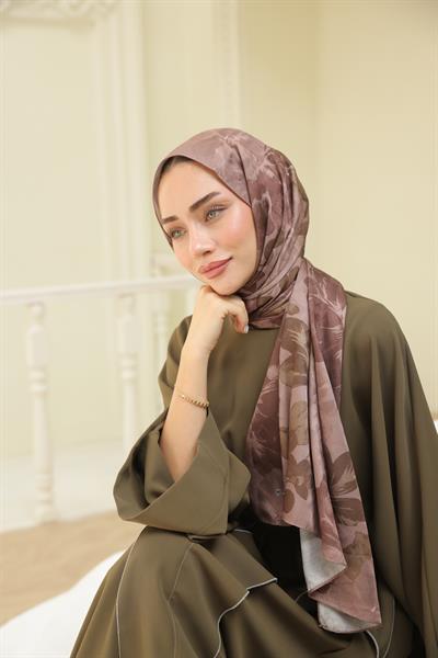İntense Desenli Pamuk Şal Moda Vizonu
