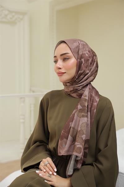 İntense Desenli Pamuk Şal Moda Vizonu