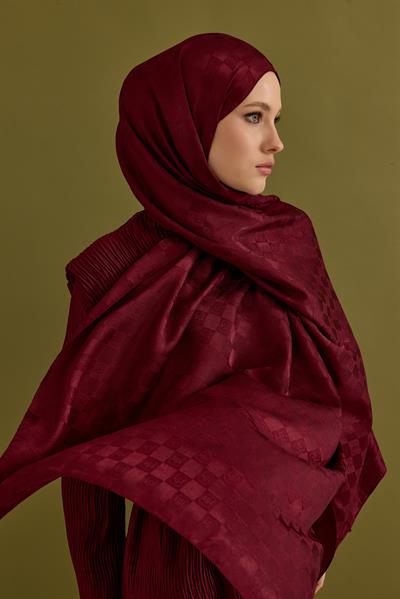 İpeksi Dama Monogram Şal Karmen