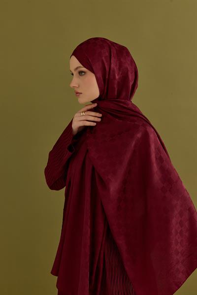 İpeksi Dama Monogram Şal Karmen