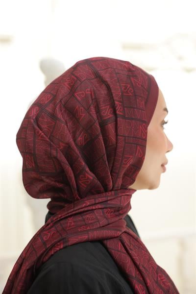 Kaşe Desenli Pamuk Şal Karmen