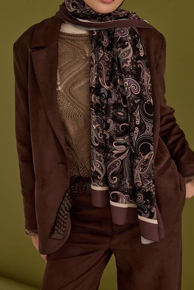 Larina Etnik Desen Şal