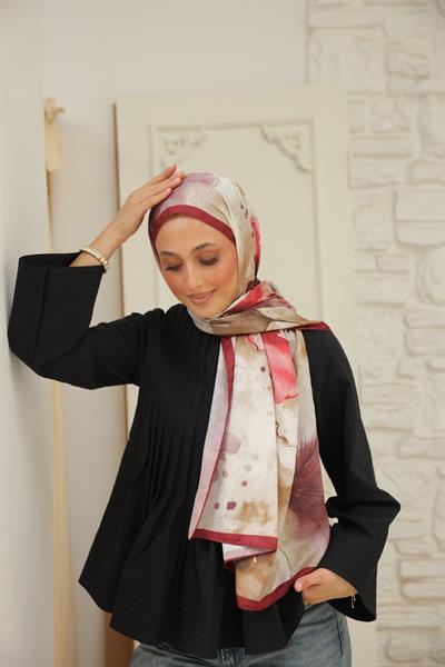 Liva Desenli Pamuk Şal Karmen