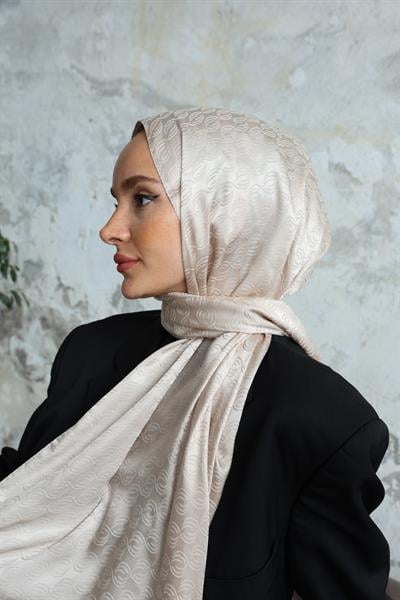Midye Desen Jakar Şal Sedef