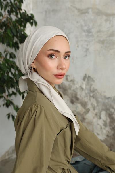 Monogram Desen Jakar Eşarp Mine