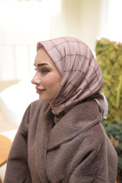 Nokta Desenli Pamuk Eşarp Moda Vizonu
