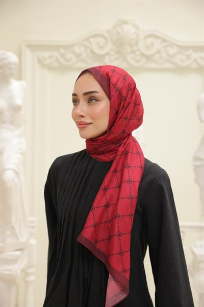 Nokta Desenli Pamuk Şal Cheery