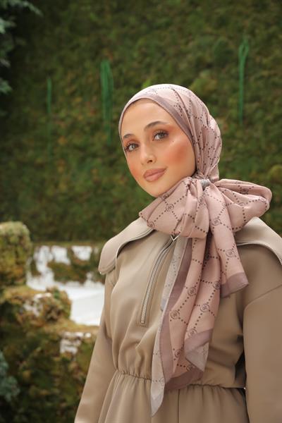 Nokta Desenli Pamuk Şal Moda Vizonu