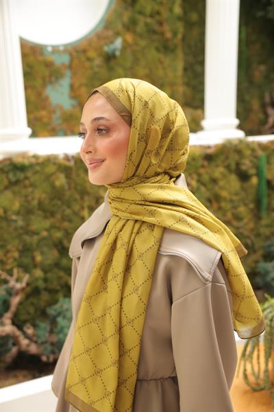 Nokta Desenli Pamuk Şal Oil