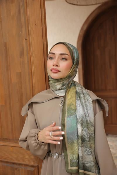 Novella Desenli Pamuk Şal Maki