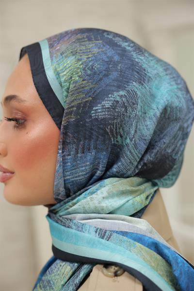 Novella Desenli Pamuk Şal Ocean