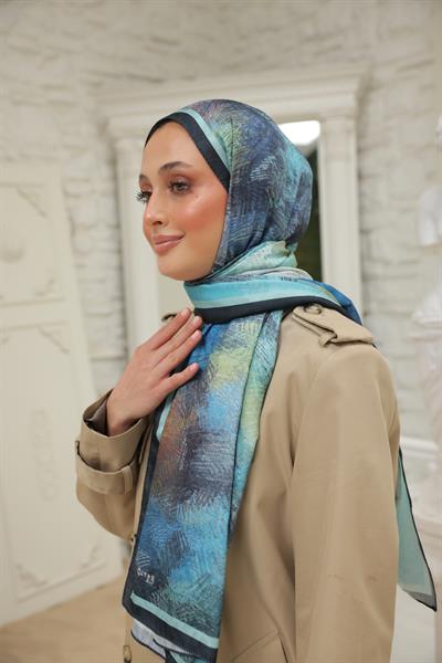 Novella Desenli Pamuk Şal Ocean