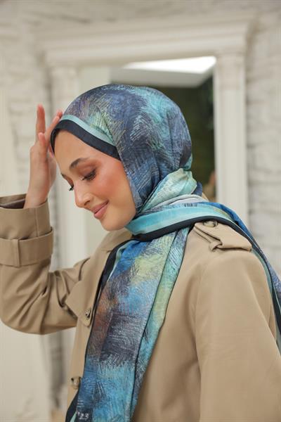 Novella Desenli Pamuk Şal Ocean