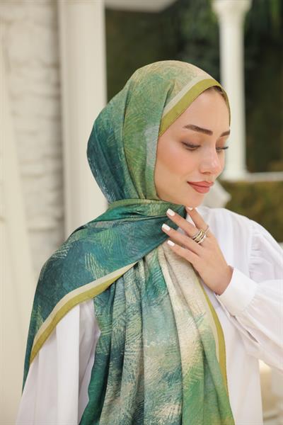 Novella Desenli Pamuk Şal Oil