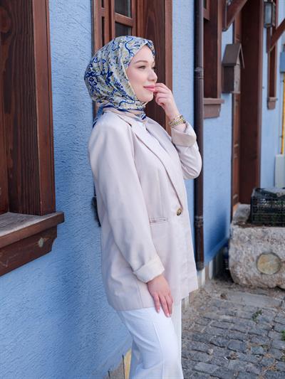 Olivia Desen Eşarp Limon