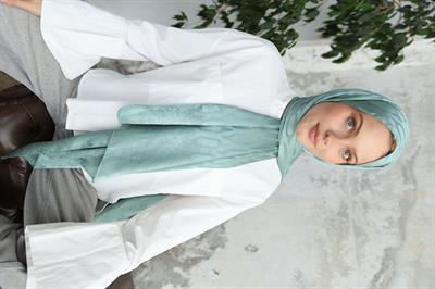 Owen Desen Jakar Şal Su Yeşili