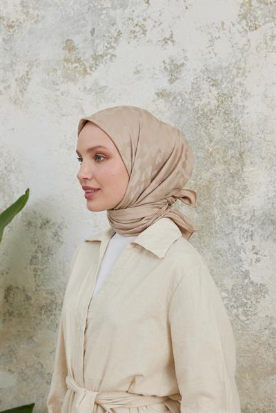 Perla Desen Jakar Eşarp Bisküvi