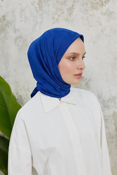 Perla Desen Jakar Eşarp Saks