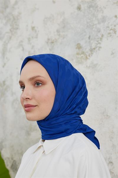 Perla Desen Jakar Eşarp Saks