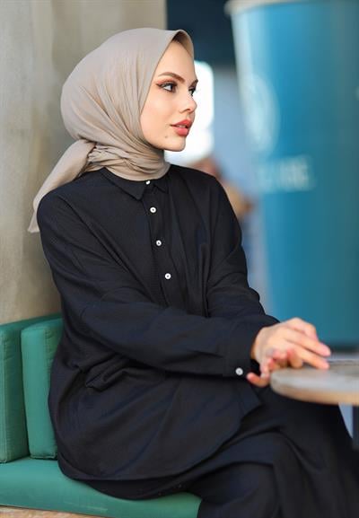 Pure And Soft Eşarp Ceviz Kabuğu