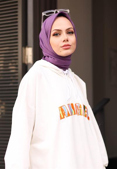 Pure And Soft Eşarp Eflatun