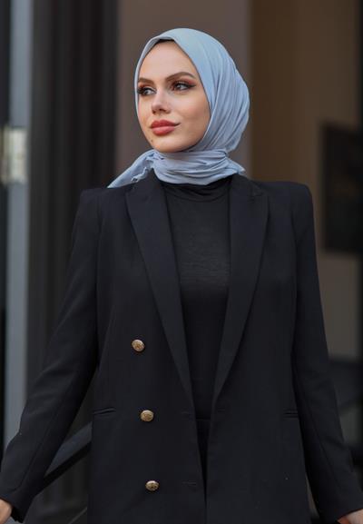 Pure And Soft Eşarp Gümüş Gri