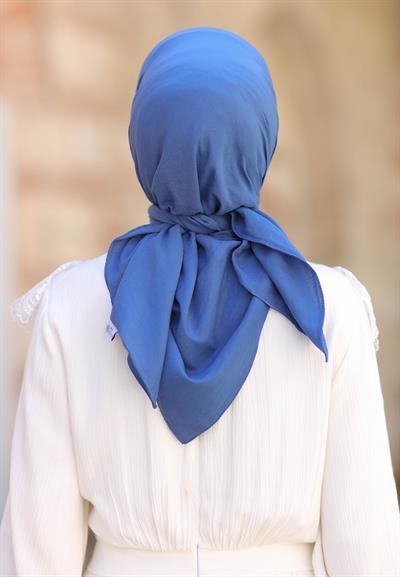 Pure And Soft Eşarp Mavi