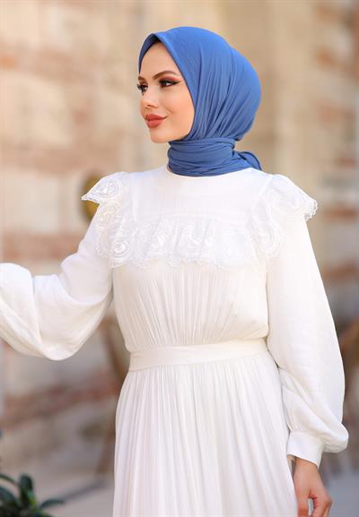 Pure And Soft Eşarp Mavi