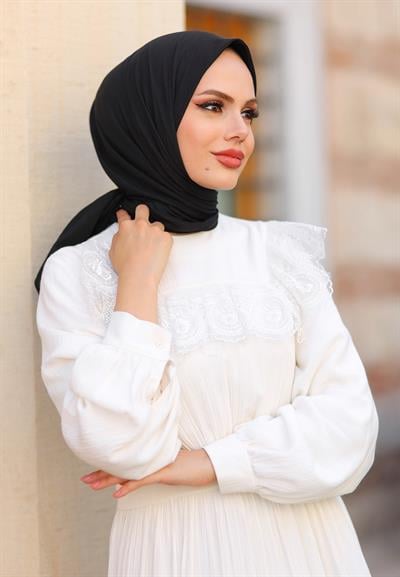 Pure And Soft Eşarp Siyah