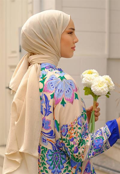 Pure And Soft Şal Bej