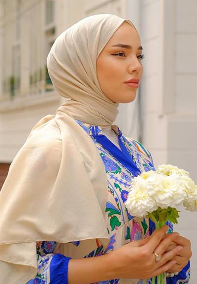 Pure And Soft Şal Bej