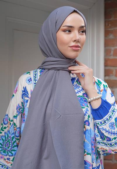 Pure And Soft Şal Füme