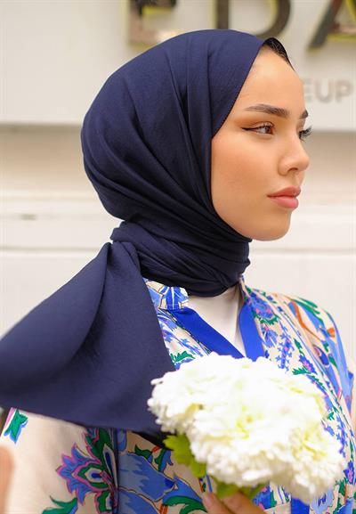 Pure And Soft Şal Lacivert