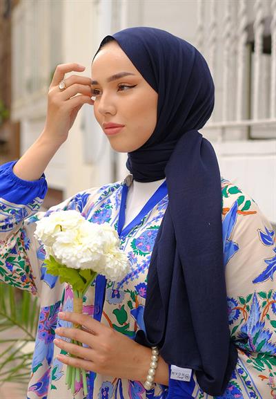 Pure And Soft Şal Lacivert