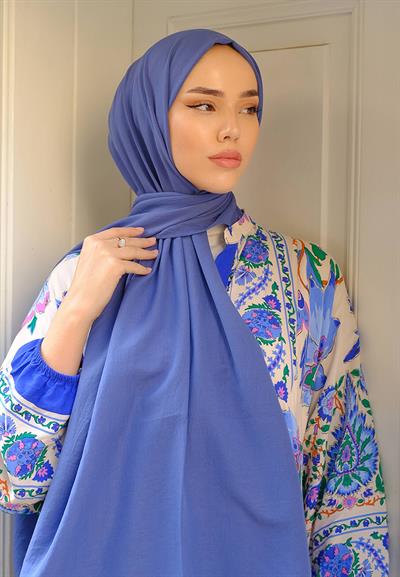 Pure And Soft Şal Mavi