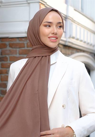 Pure And Soft Şal Soft Kahve